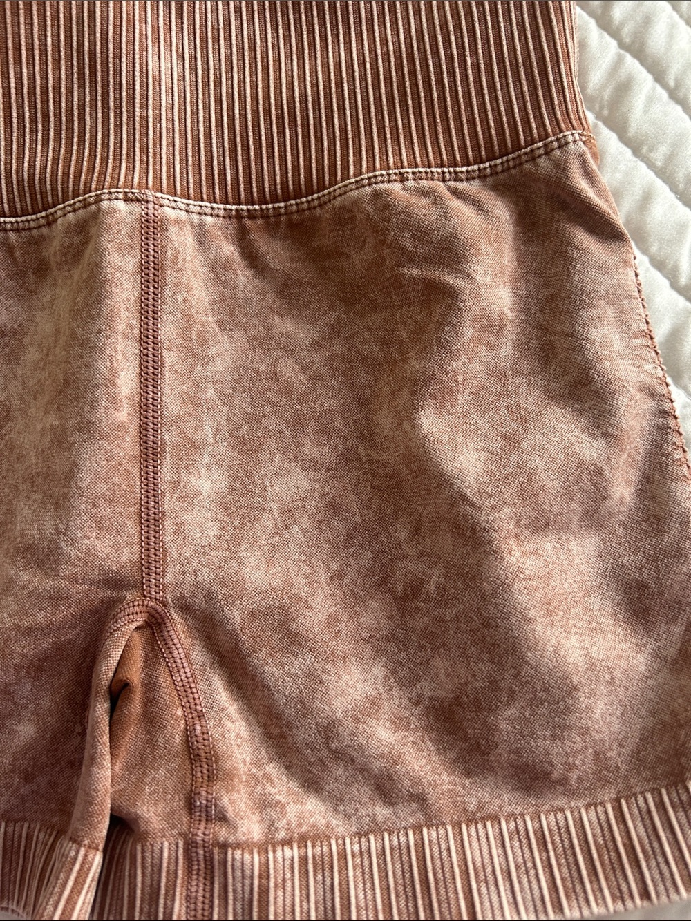 Zenana High-Waisted - Bundle of 2 Ribbed Bike Shorts black and brown - Picture 2 of 15